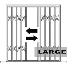 Cancelletto Estensibile LARGE 2 ante 400x150