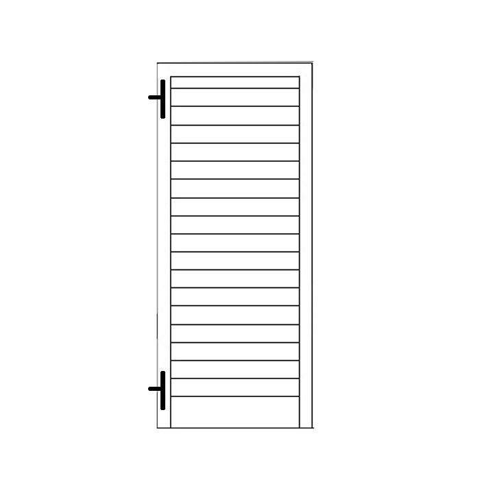 Persiana Finestra stecca ovalina 1 anta 88x169