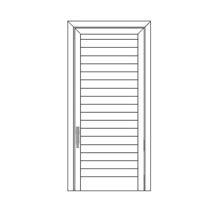 Persiana Finestra stecca orientabile 1 anta 74.5x90