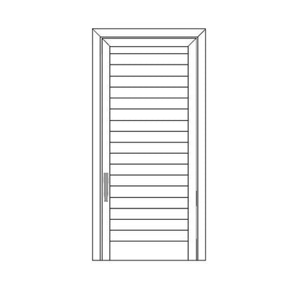 Persiana finestra stecca ovalina 1 anta 59.5x129.5