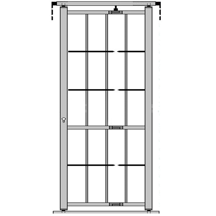 Inferriata Apribile Snodata Portafinestra 1 anta 79x215.5