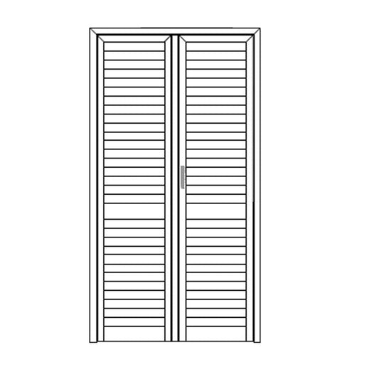 Persiana Blindata Portafinestra stecca fissa telaio 2 ante 125x240