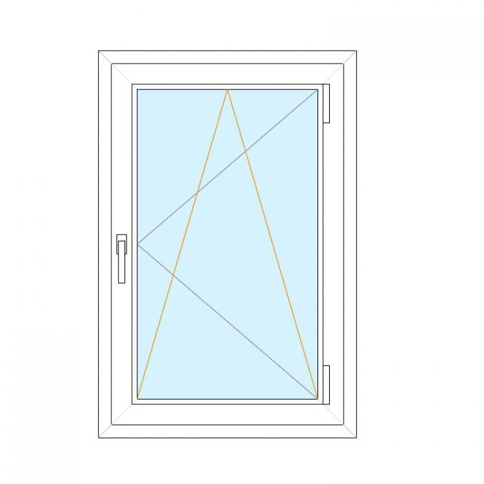 Finestra in PVC 1 anta 90x150