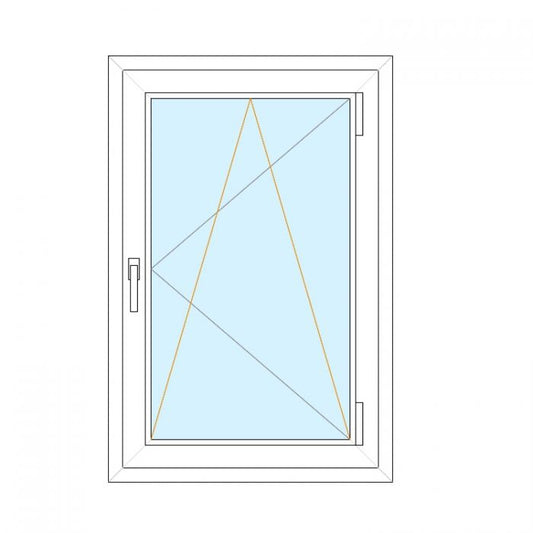 Finestra in PVC 1 anta 133x80