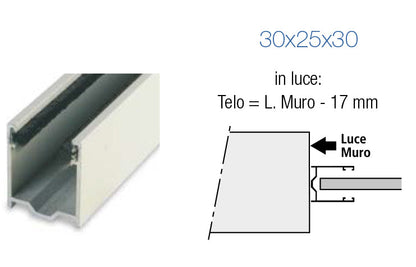 Avvolgibile in Alluminio Portafinestra 1 anta 70x253