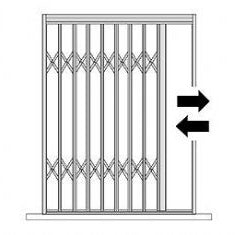 Cancelletto Estensibile 1 anta 210x100