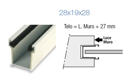 Avvolgibile in PVC Portafinestra 3 ante