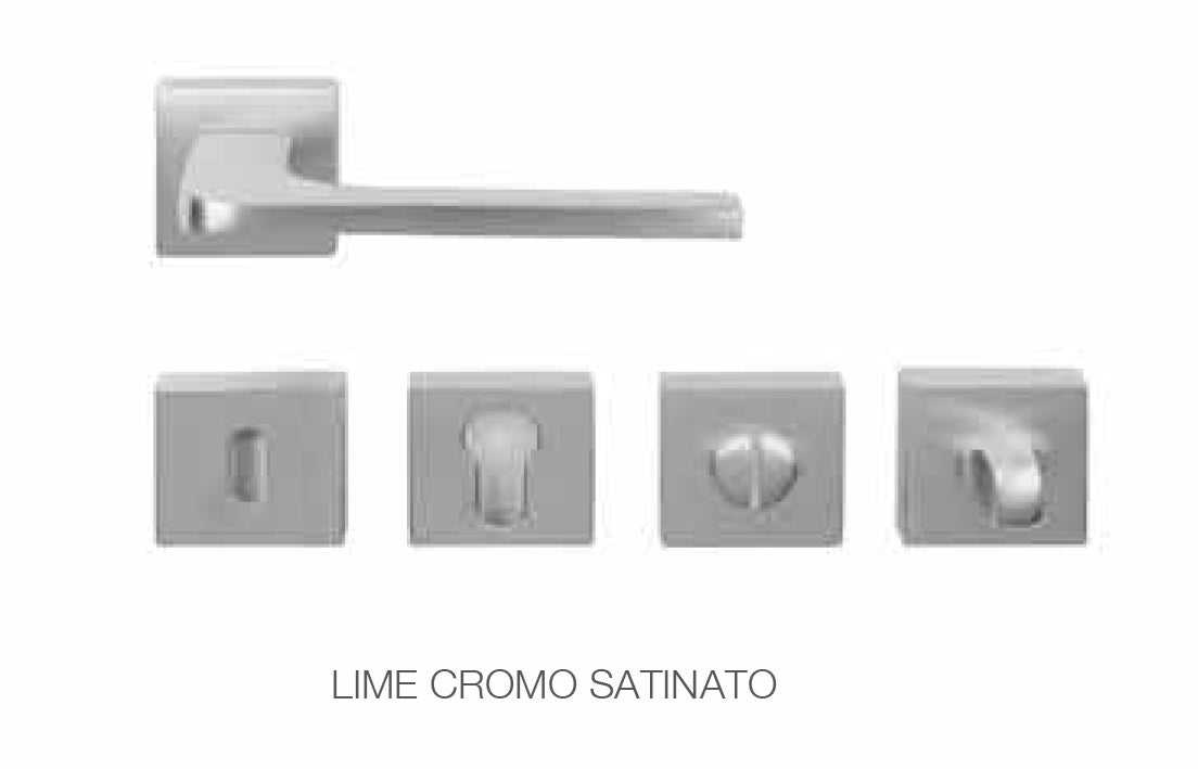 Maniglia Lime cromo satinato