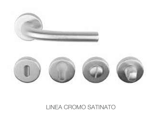 Maniglia Linea cromo satinato