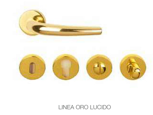 Maniglia Linea oro lucido