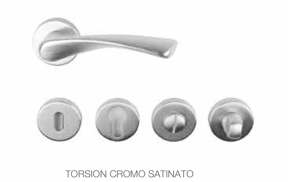 Maniglia Torsion cromo satinato